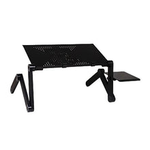 Load image into Gallery viewer, LAPTOP TABLE STAND WITH ADJUSTABLE FOLDING ERGONOMIC DESIGN STAND
