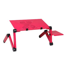 Load image into Gallery viewer, LAPTOP TABLE STAND WITH ADJUSTABLE FOLDING ERGONOMIC DESIGN STAND
