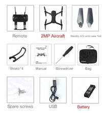 Load image into Gallery viewer, FOLDABLE QUADCOPTER DRONE WITH WIDE ANGLE HD CAMERA
